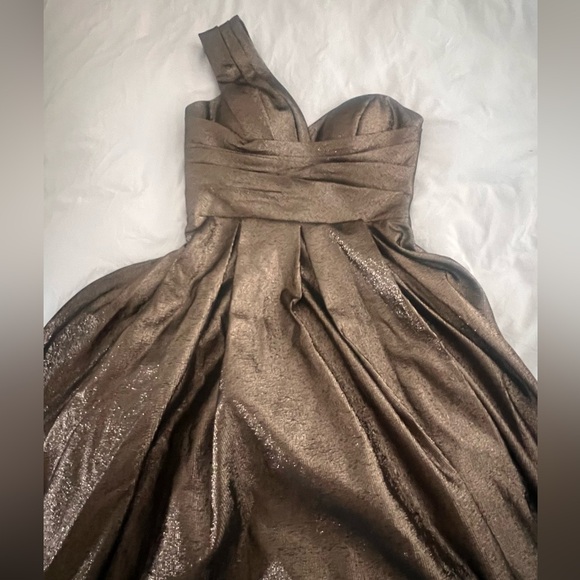 Jovani 04170 Gold Gown - worn once! - Picture 5 of 6